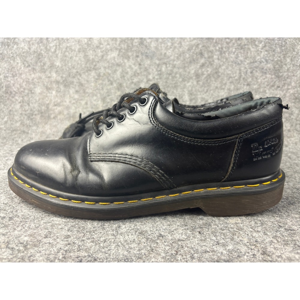 Dr. Martens 8053 Oxford Shoes Mens 10 Black Leather Padded Collar 11849